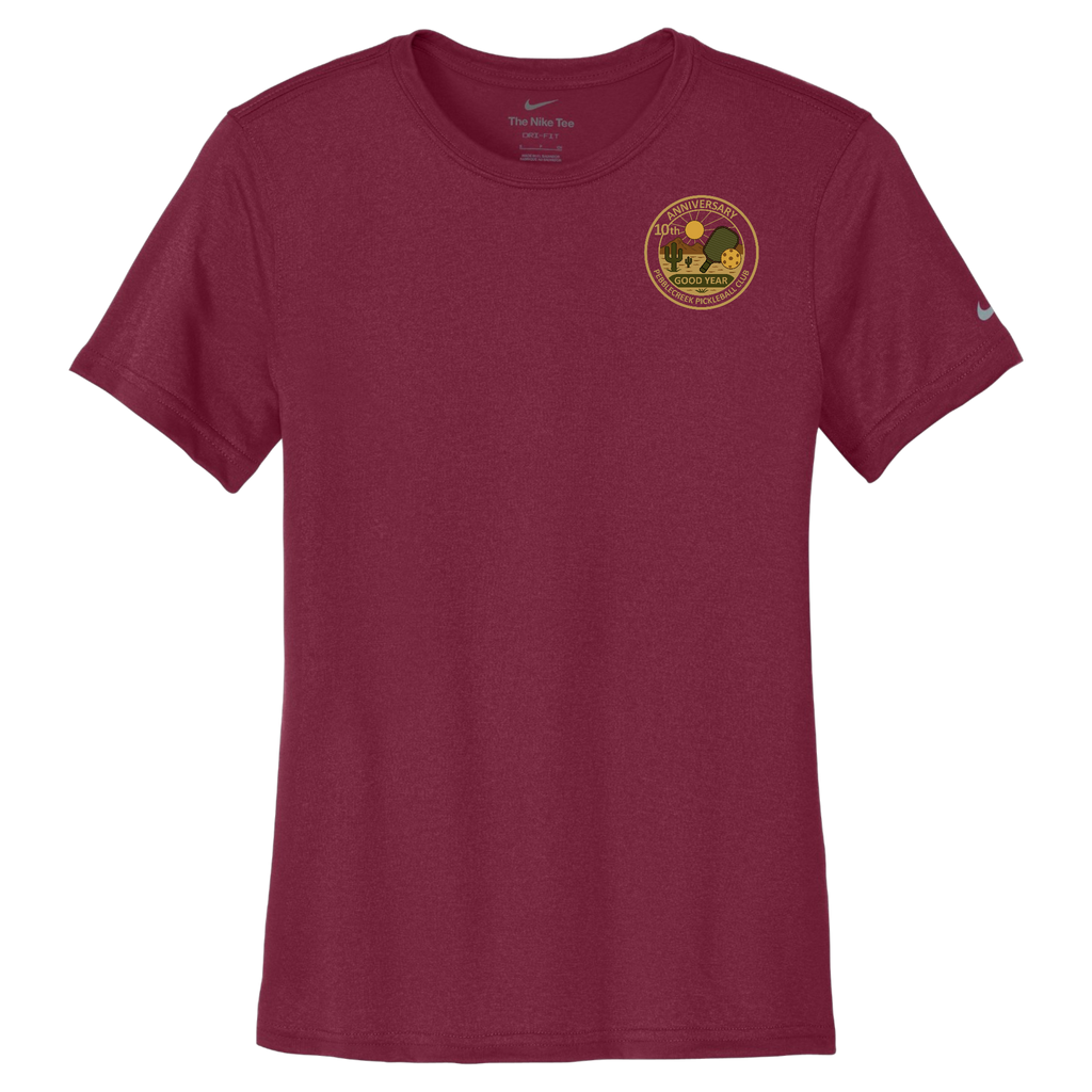 PebbleCreek Womens Nike Dri Fit Small Anniv Logo