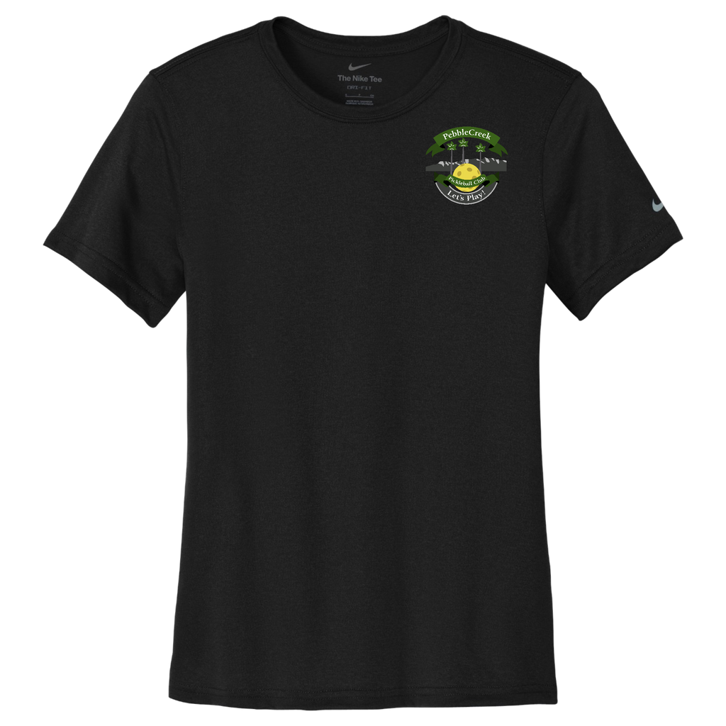 PebbleCreek Womens Nike Dri Fit Small Main Logo