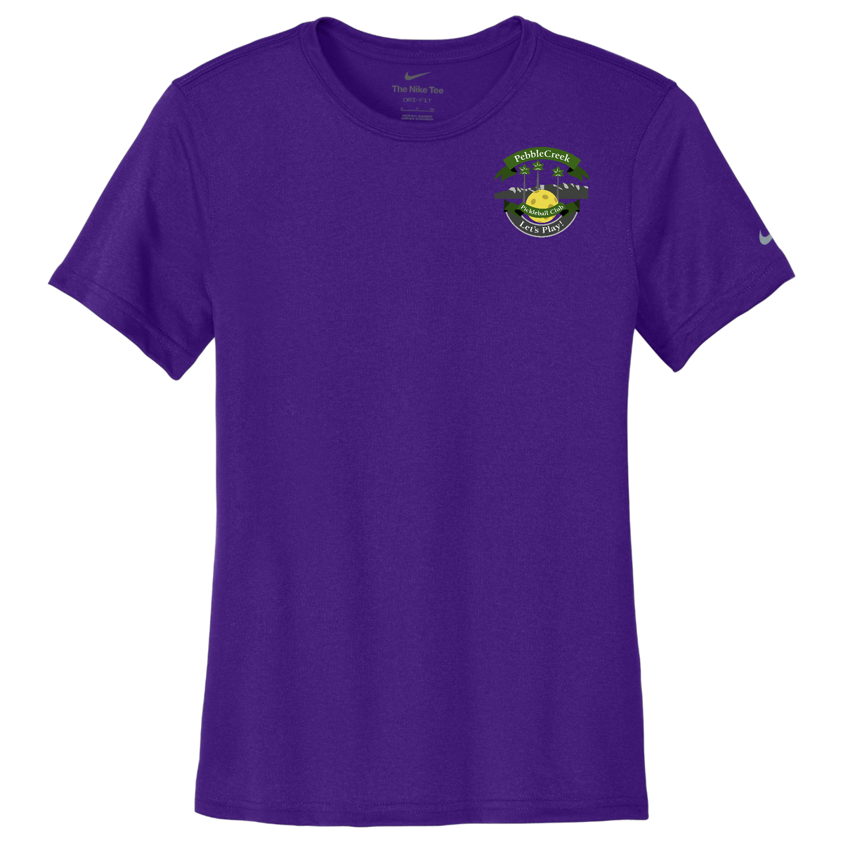PebbleCreek Womens Nike Dri Fit Small Main Logo