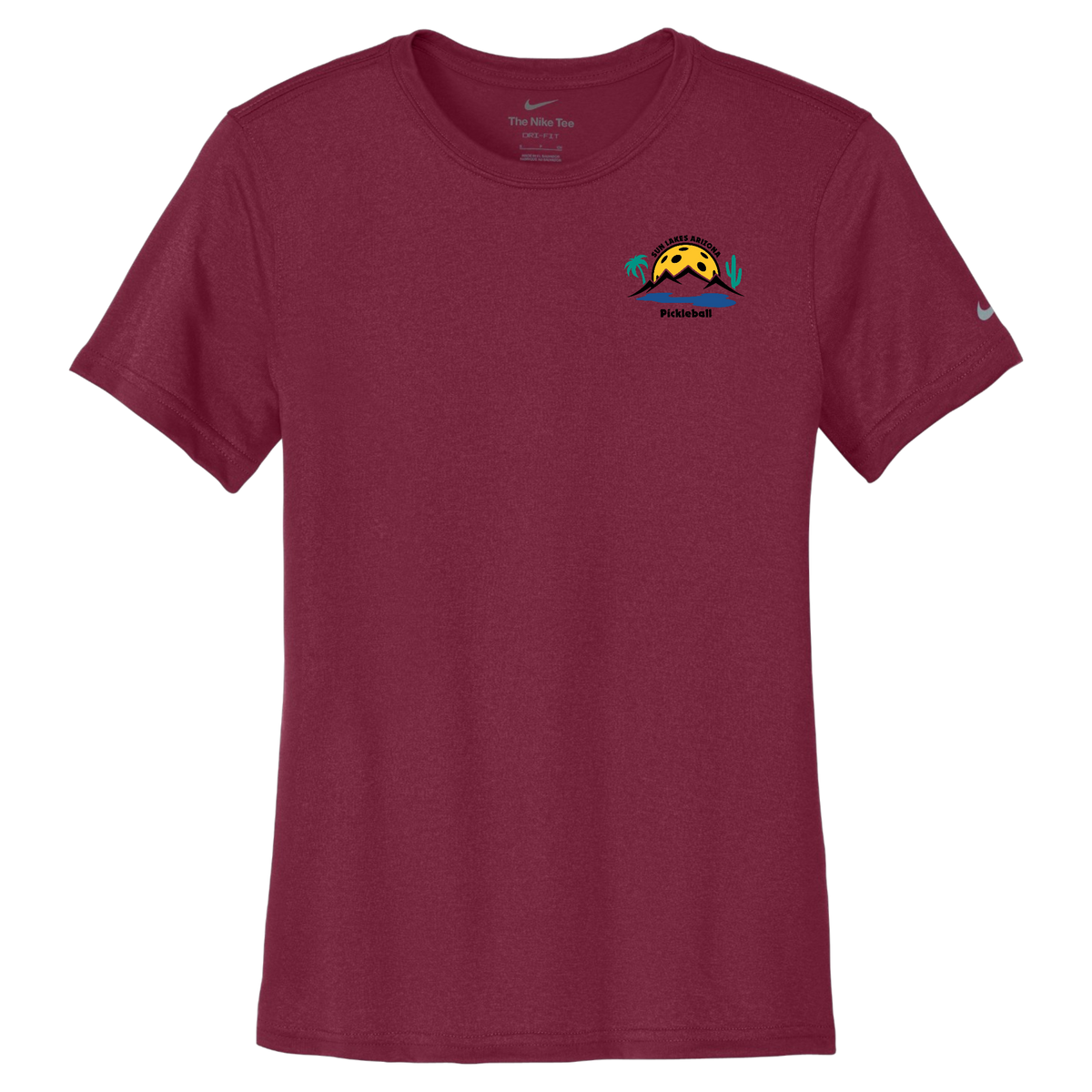 Sun Lakes Womens Nike Dri Fit Small Logo