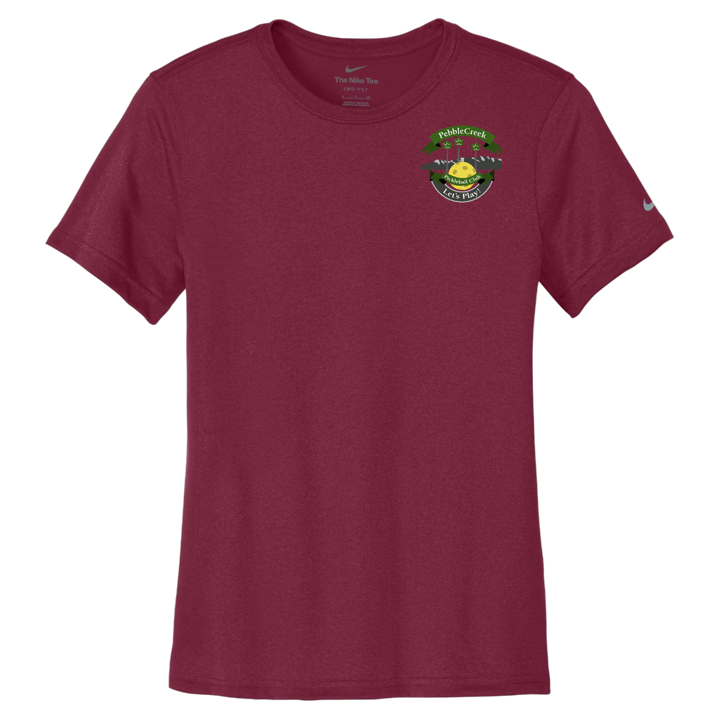 PebbleCreek Womens Nike Dri Fit Small Main Logo
