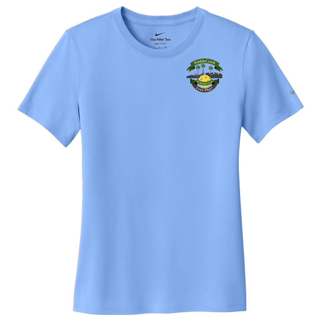 PebbleCreek Womens Nike Dri Fit Small Main Logo