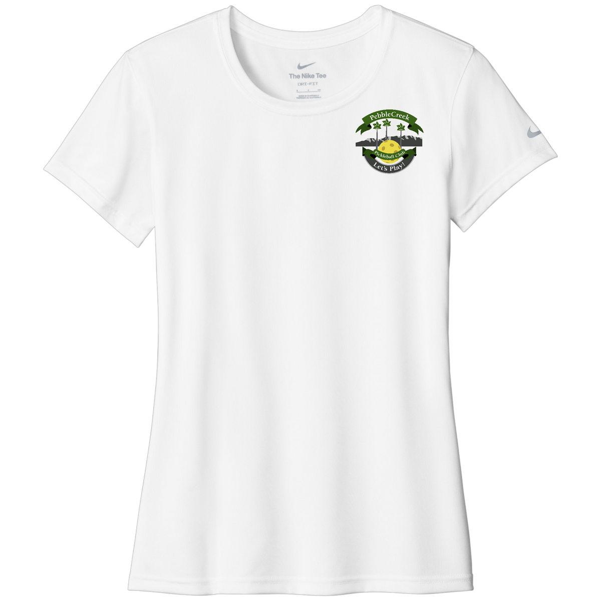 PebbleCreek Womens Nike Dri Fit Small Main Logo