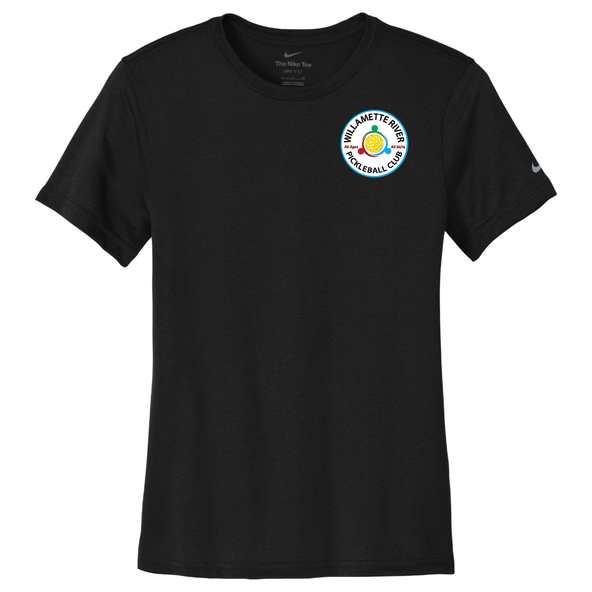 Willamette Womens Nike Dri Fit Tee Small Logo