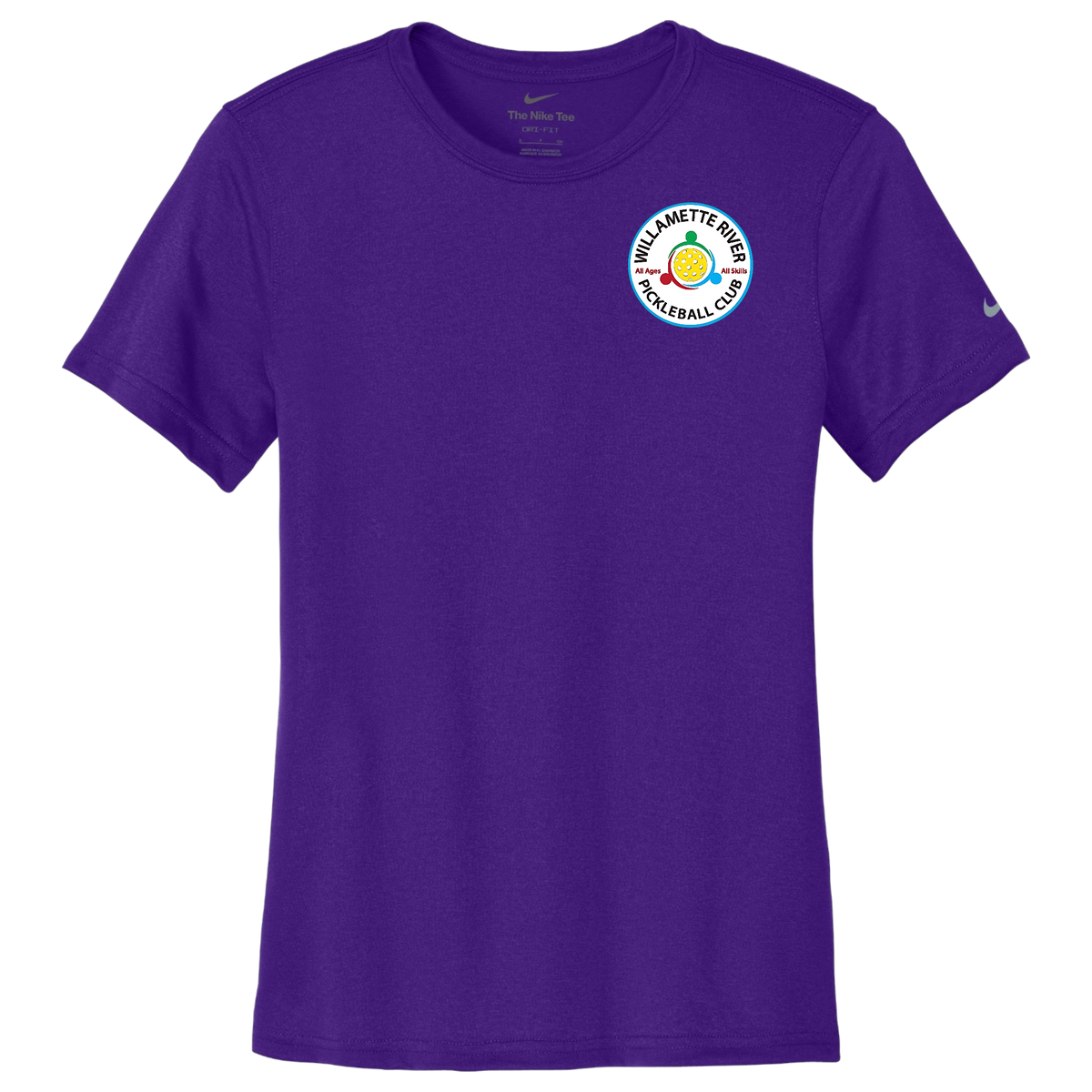 Willamette Womens Nike Dri Fit Tee Small Logo