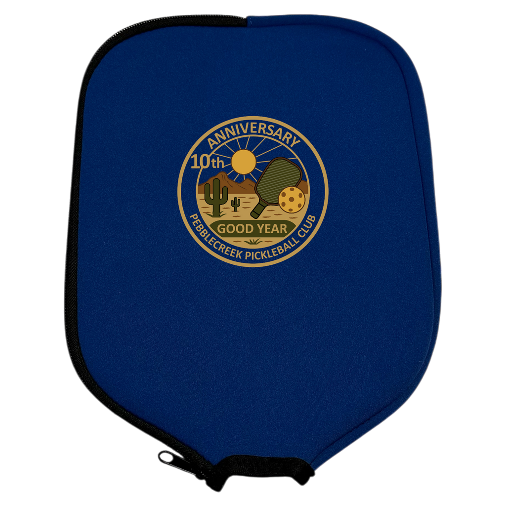 PebbleCreek Paddle Cover Anniv Logo