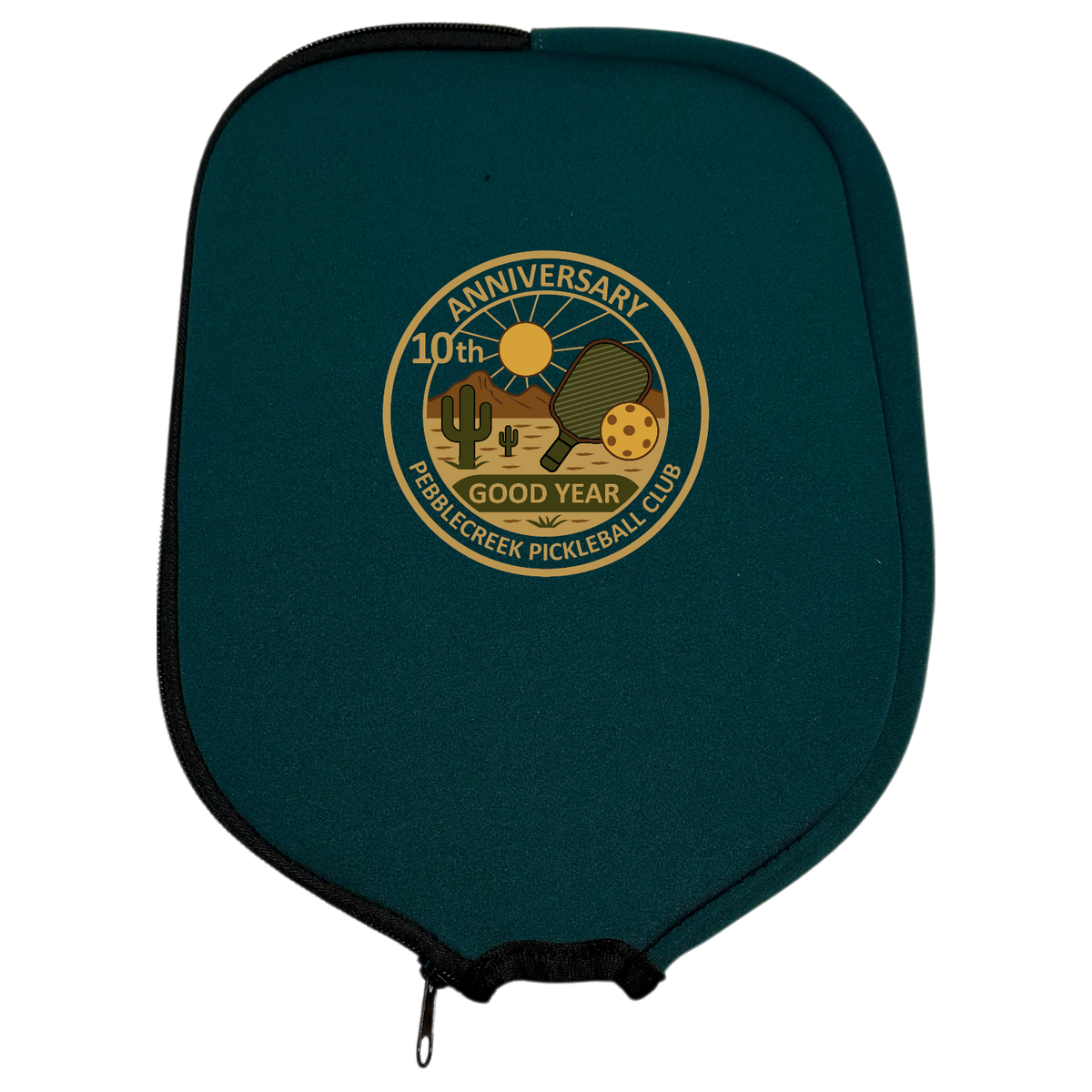 PebbleCreek Paddle Cover Anniv Logo