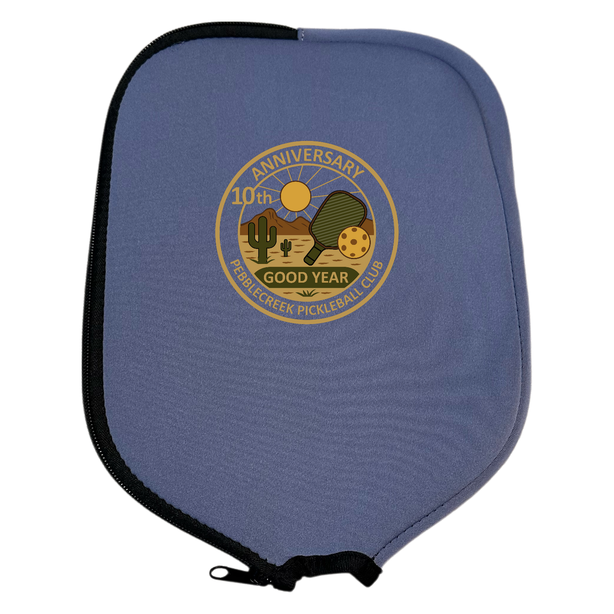 PebbleCreek Paddle Cover Anniv Logo