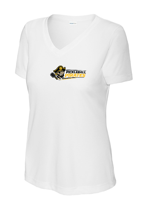 Pirates Womens Short Sleeve V Neck