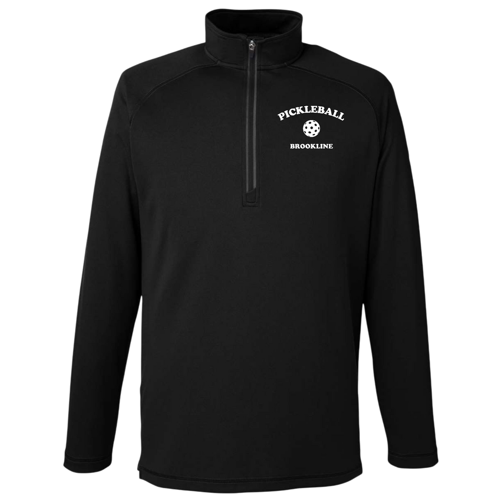 Brookline Mens Quarter Zip Spyder Alt Logo