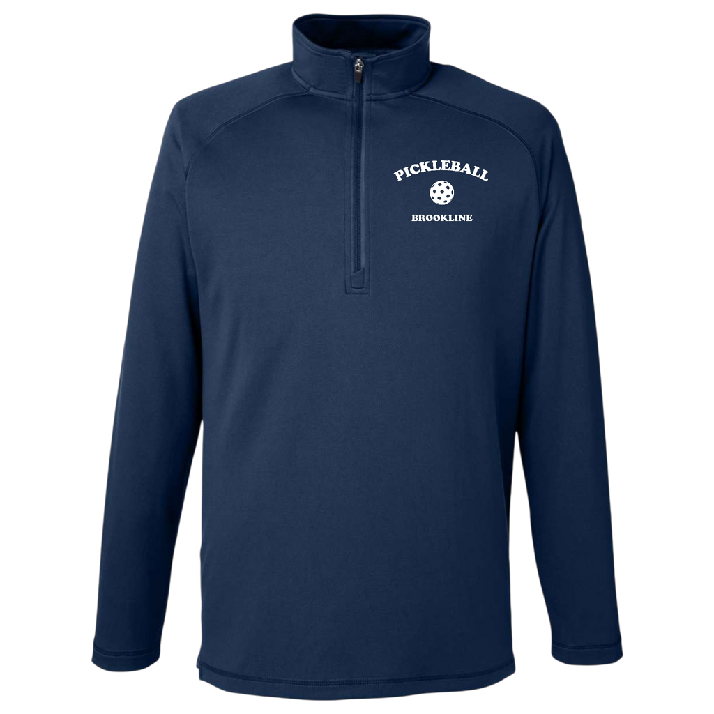 Brookline Mens Quarter Zip Spyder Alt Logo