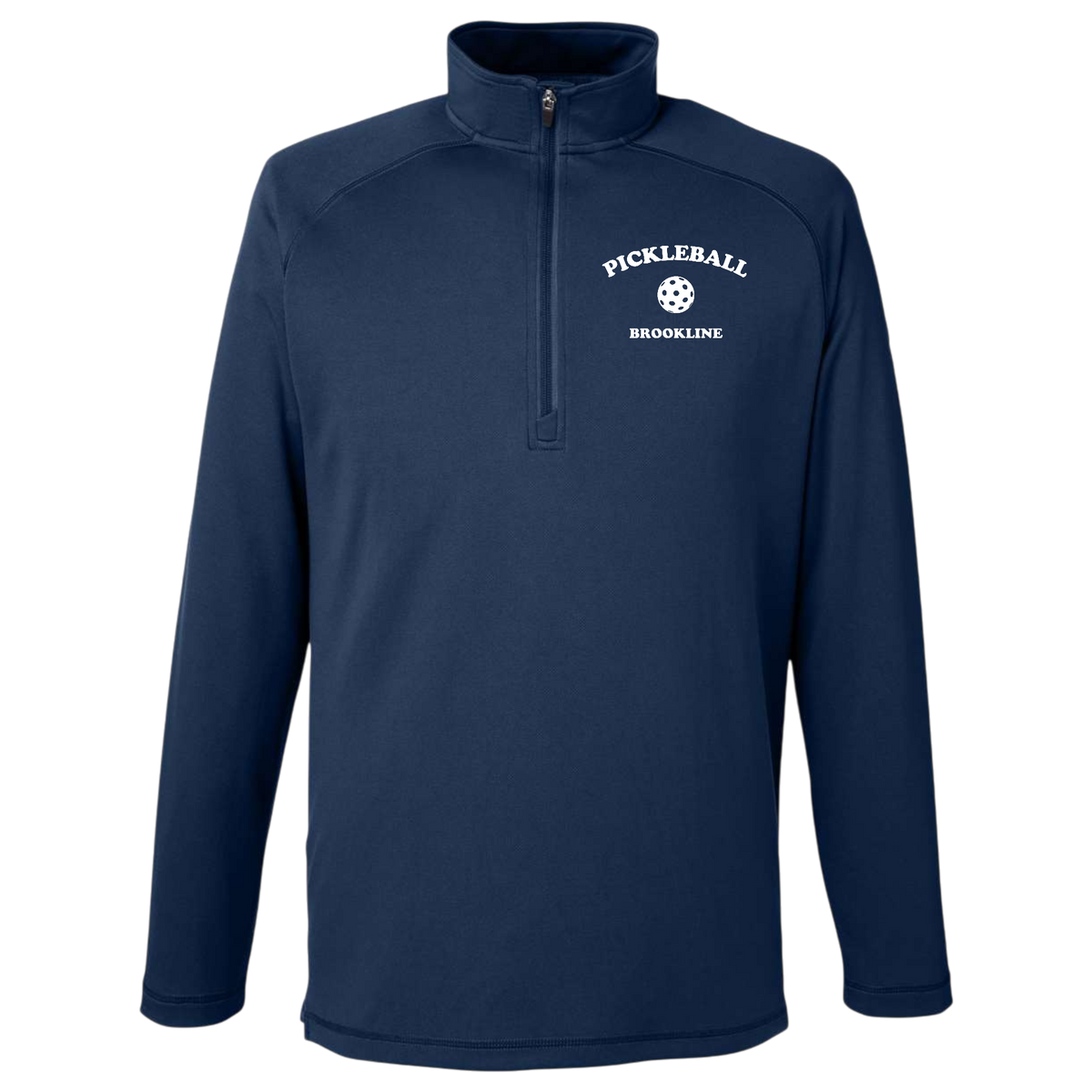 Brookline Mens Quarter Zip Spyder Alt Logo