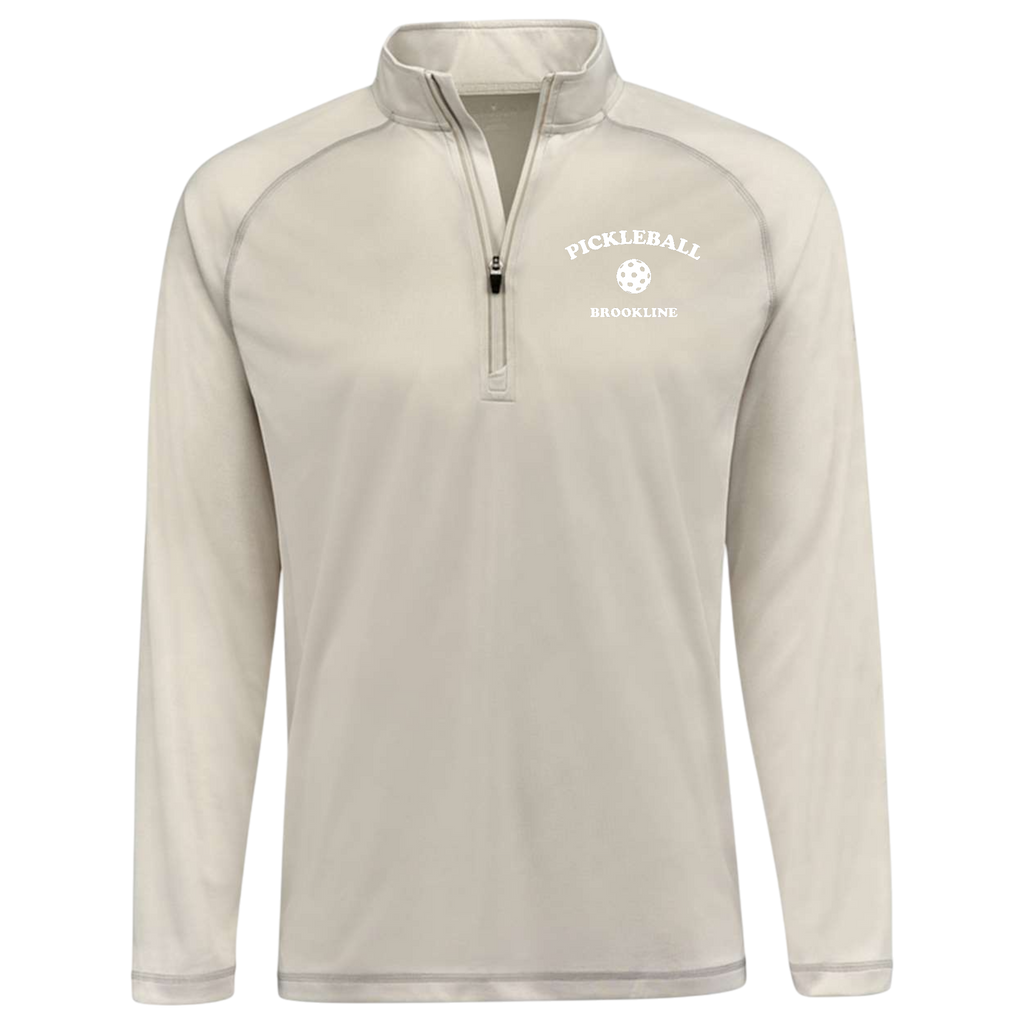 Brookline Mens Quarter Zip Spyder Alt Logo