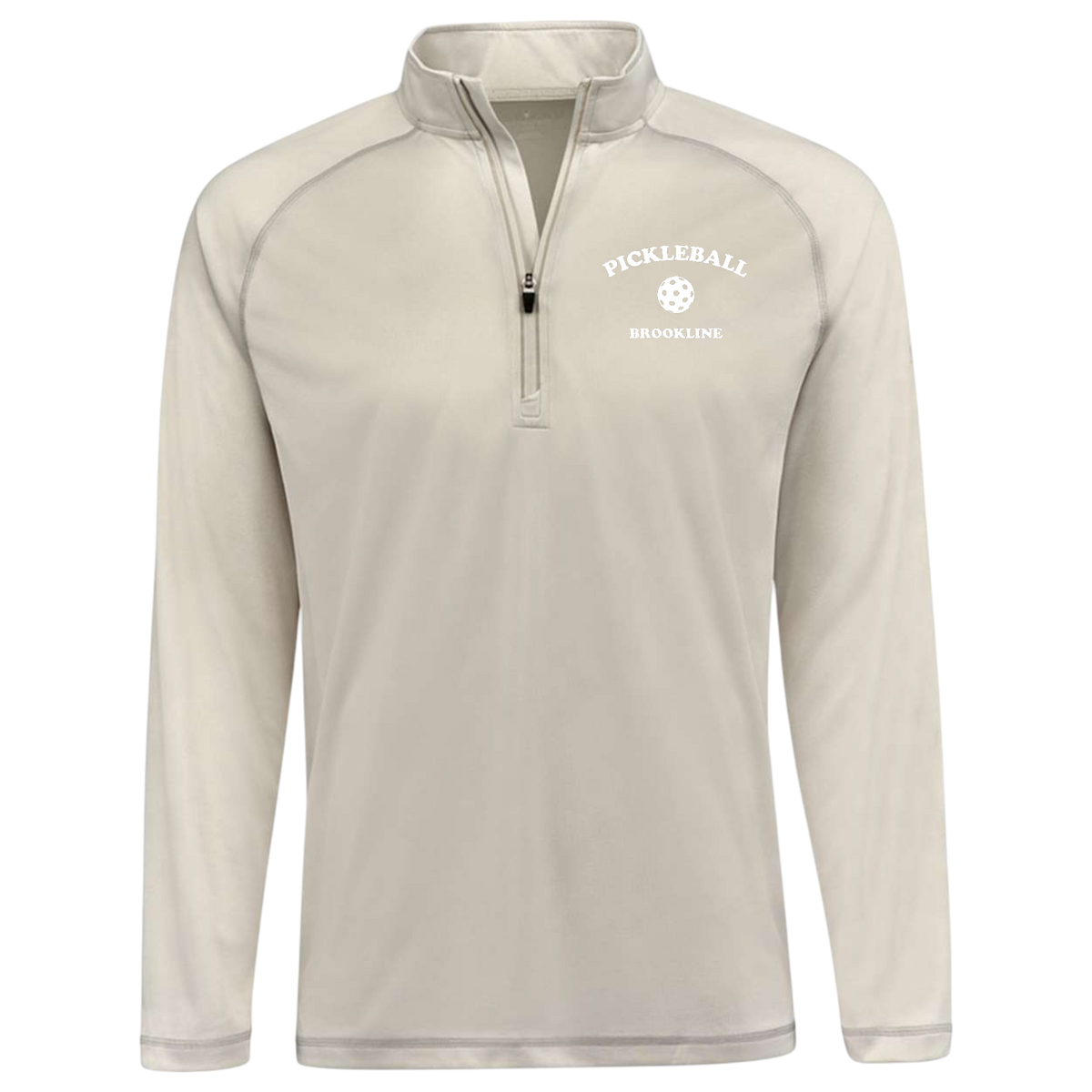 Brookline Mens Quarter Zip Spyder Alt Logo
