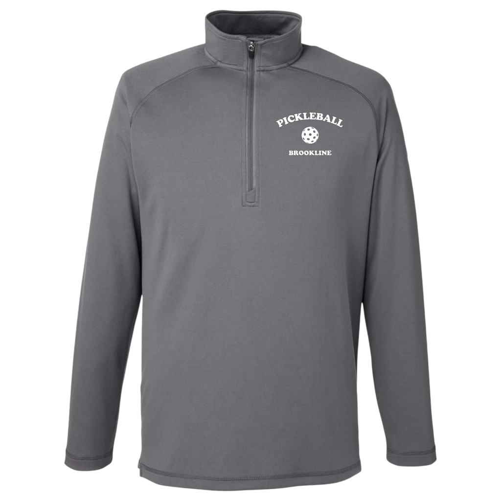 Brookline Mens Quarter Zip Spyder Alt Logo