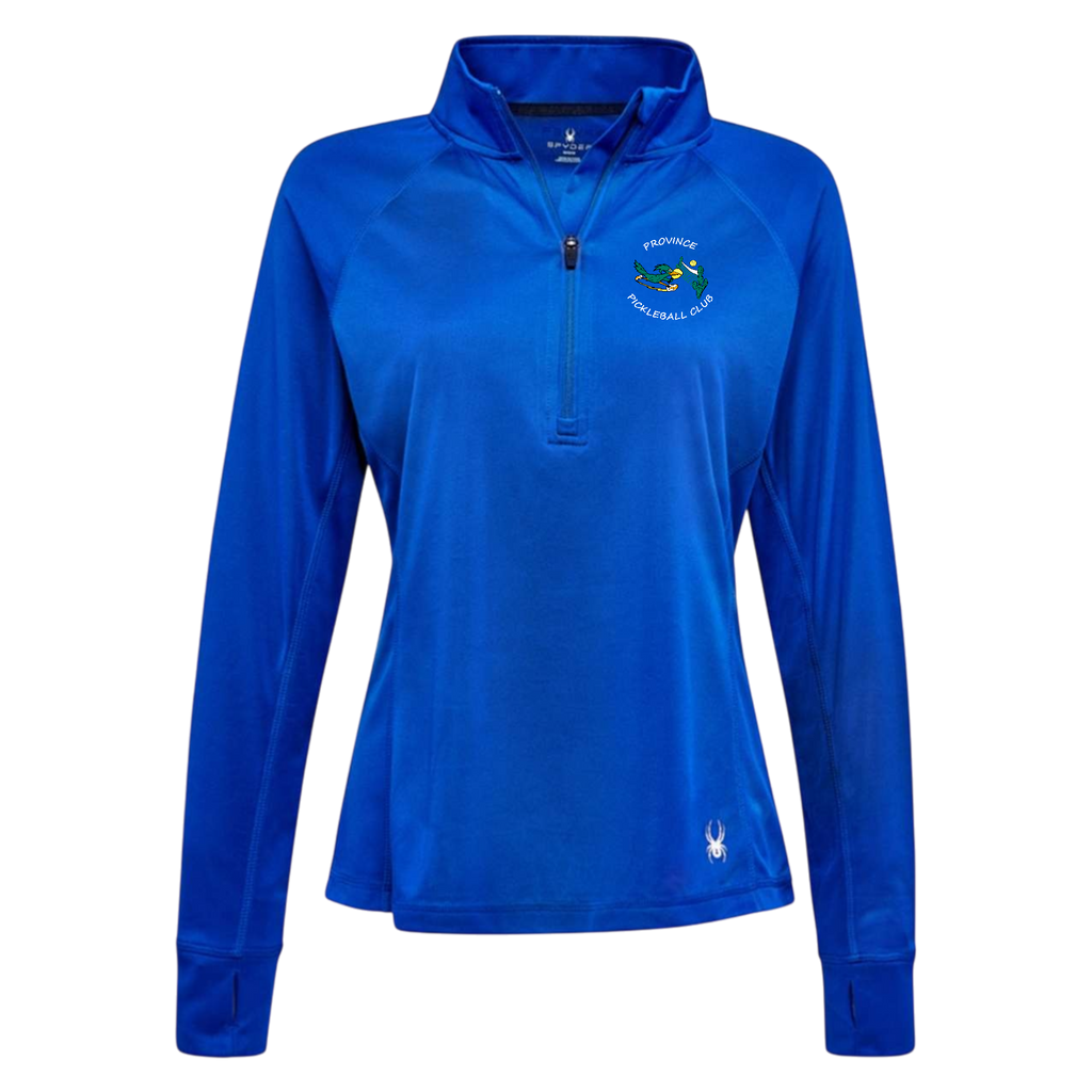 Province Womens Quarter Zip Spyder Small Logo