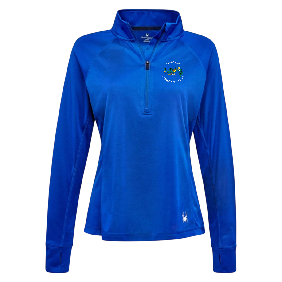 Province Womens Quarter Zip Spyder Small Logo