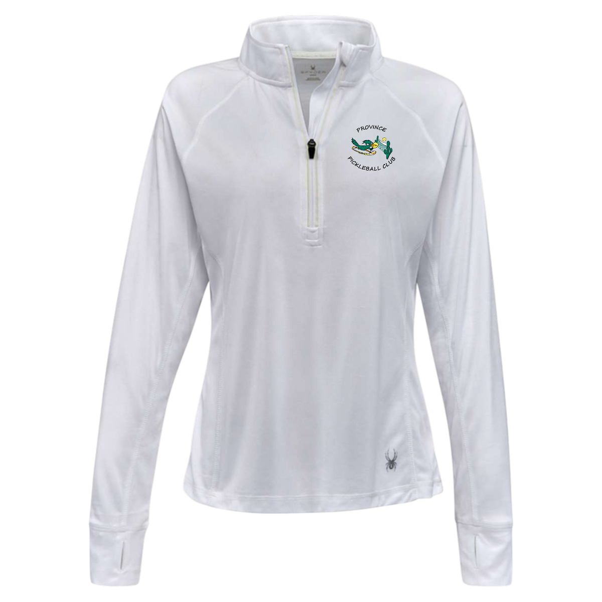 Province Womens Quarter Zip Spyder Small Logo
