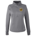 PebbleCreek Womens Quarter Zip Spyder Anniv Logo