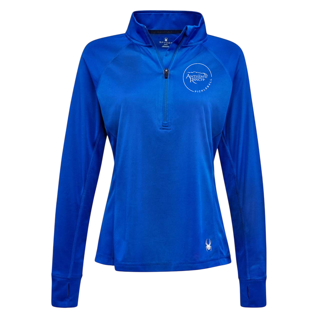 Anthem Womens Quarter Zip Spyder