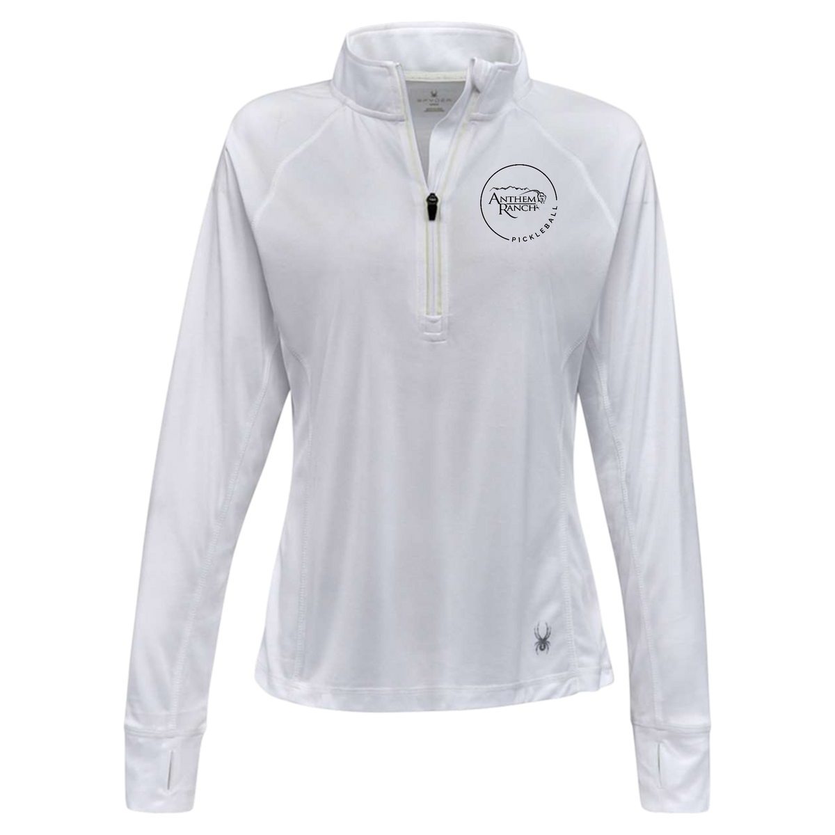 Anthem Womens Quarter Zip Spyder