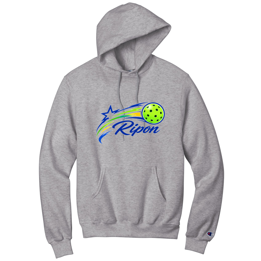 Ripon Unisex Champion Hoodie Large Logo