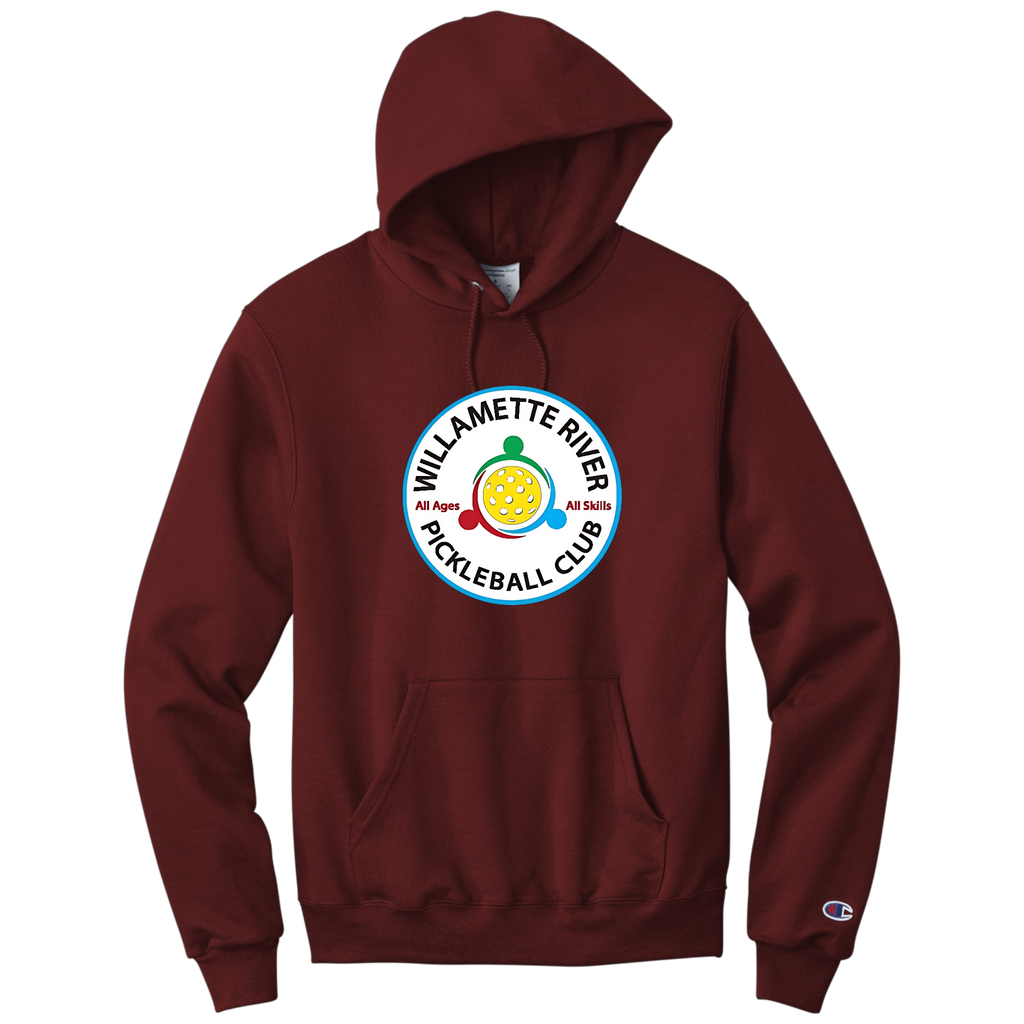 Willamette Unisex Champion Hoodie Large Logo