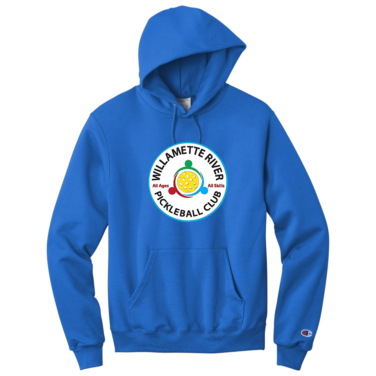 Willamette Unisex Champion Hoodie Large Logo
