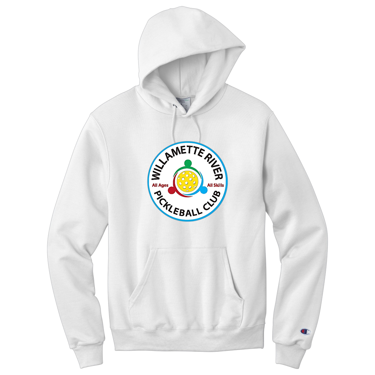 Willamette Unisex Champion Hoodie Large Logo