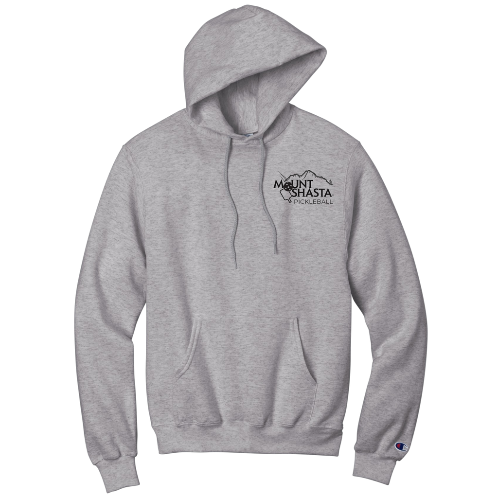 Shasta Unisex Champion Hoodie Large Main Logo