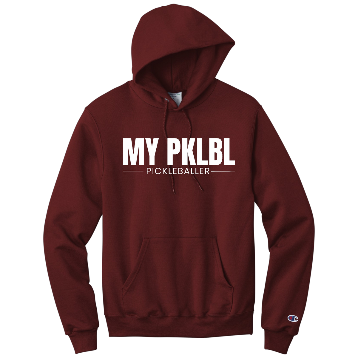 My pklbl Unisex Champion Hoodie Pickleballer