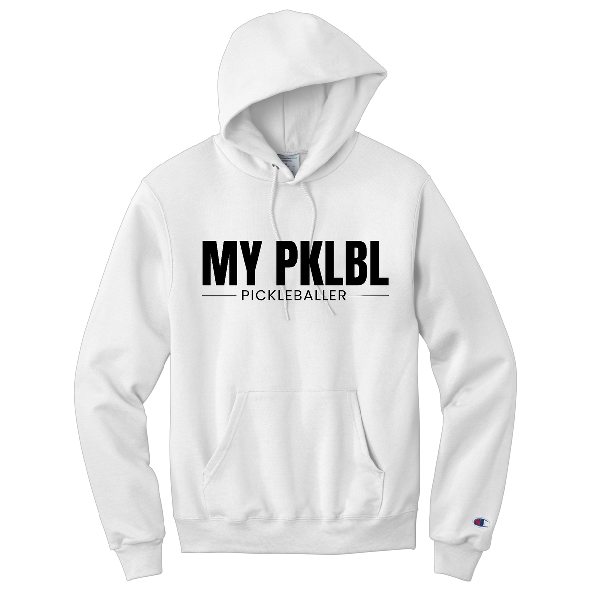 My pklbl Unisex Champion Hoodie Pickleballer