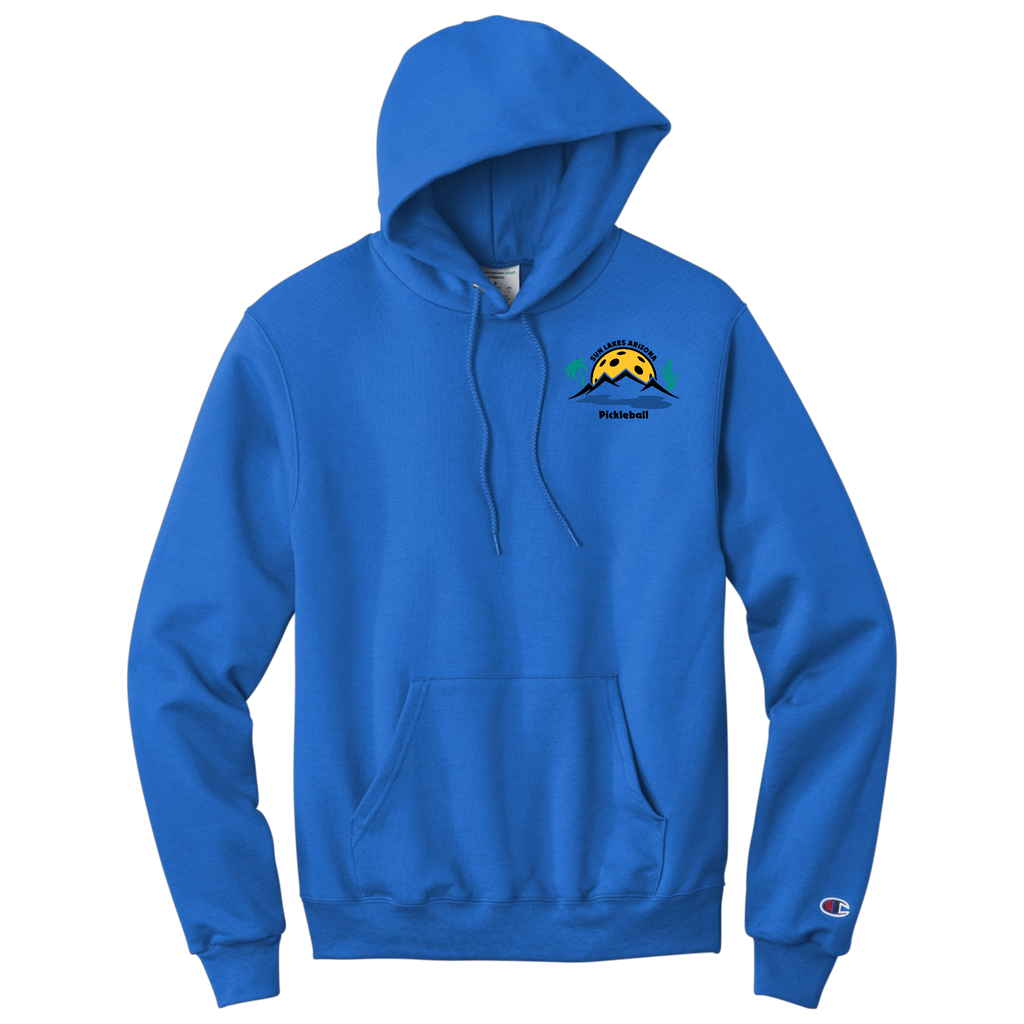 Sun Lakes Unisex Champion Hoodie Unisex Small Logo