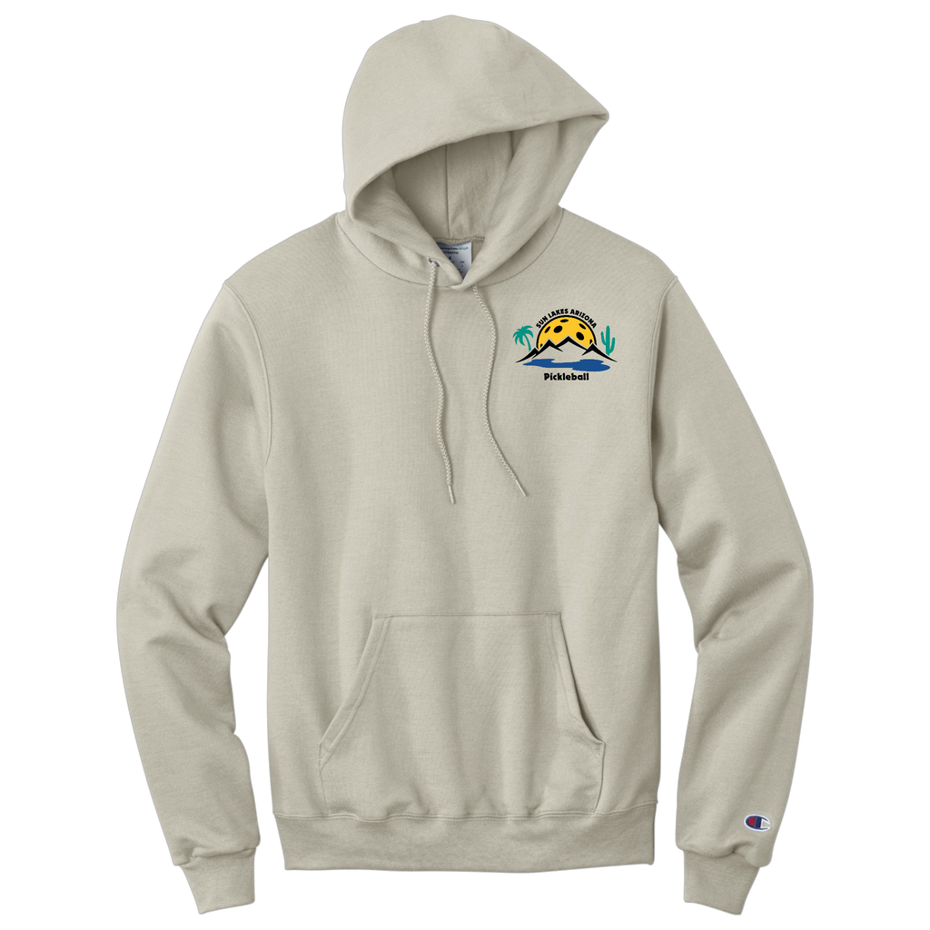 Sun Lakes Unisex Champion Hoodie Unisex Small Logo