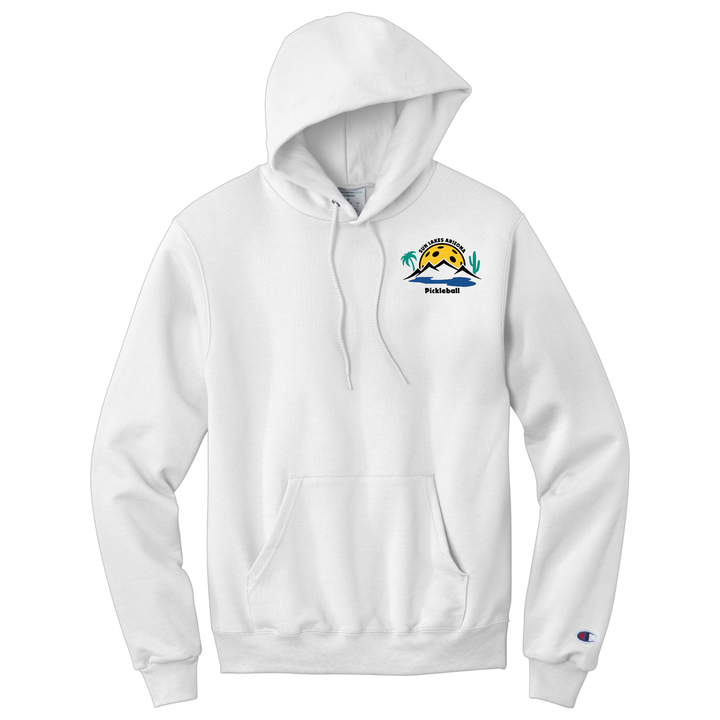 Sun Lakes Unisex Champion Hoodie Unisex Small Logo