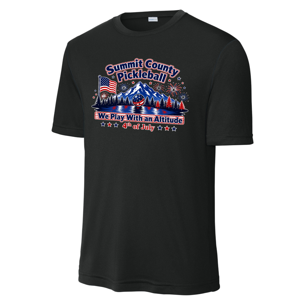 Summit Mens Short Sleeve Performance Tee 4th of July