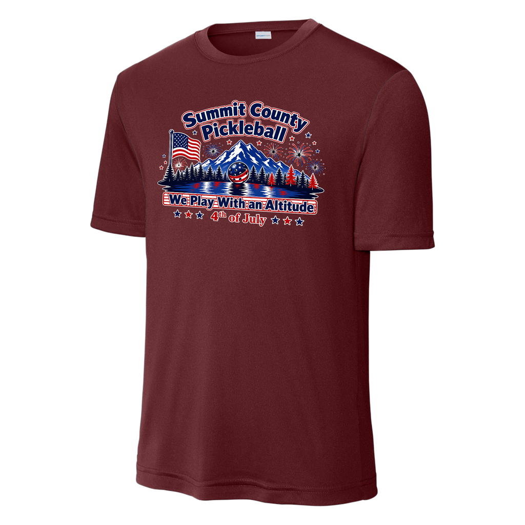 Summit Mens Short Sleeve Performance Tee 4th of July