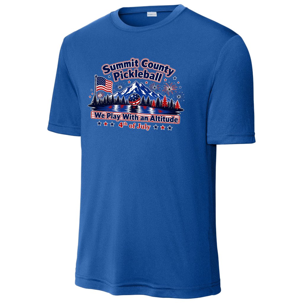 Summit Mens Short Sleeve Performance Tee 4th of July