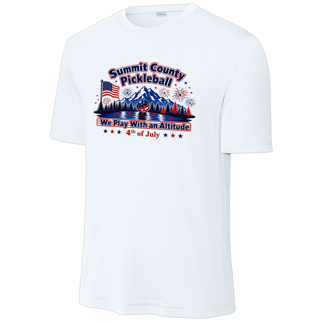 Summit Mens Short Sleeve Performance Tee 4th of July