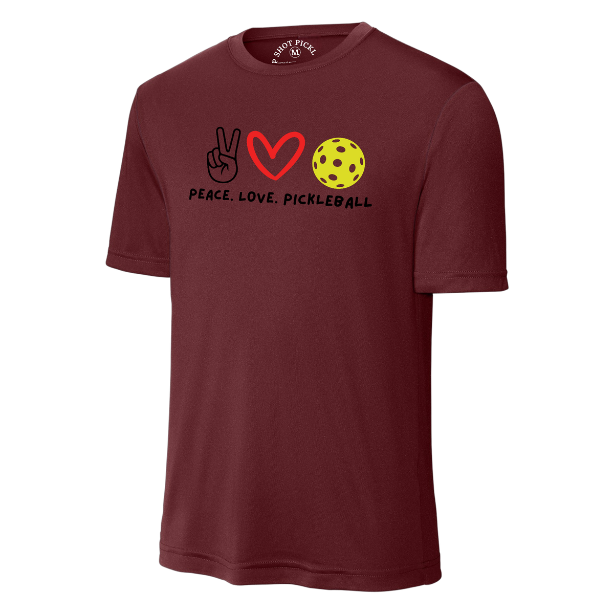 Peace Love Mens Performance Shirt