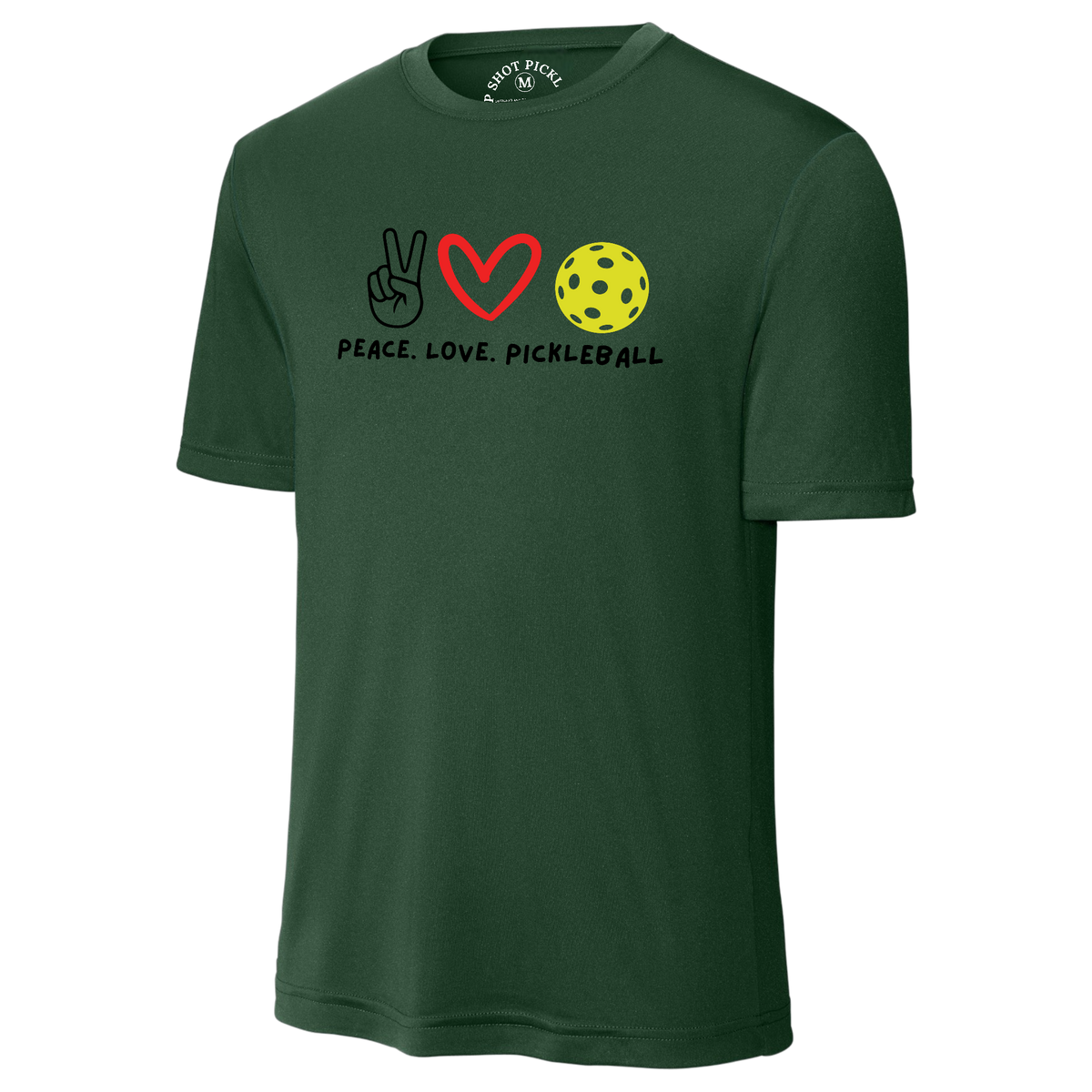 Peace Love Mens Performance Shirt