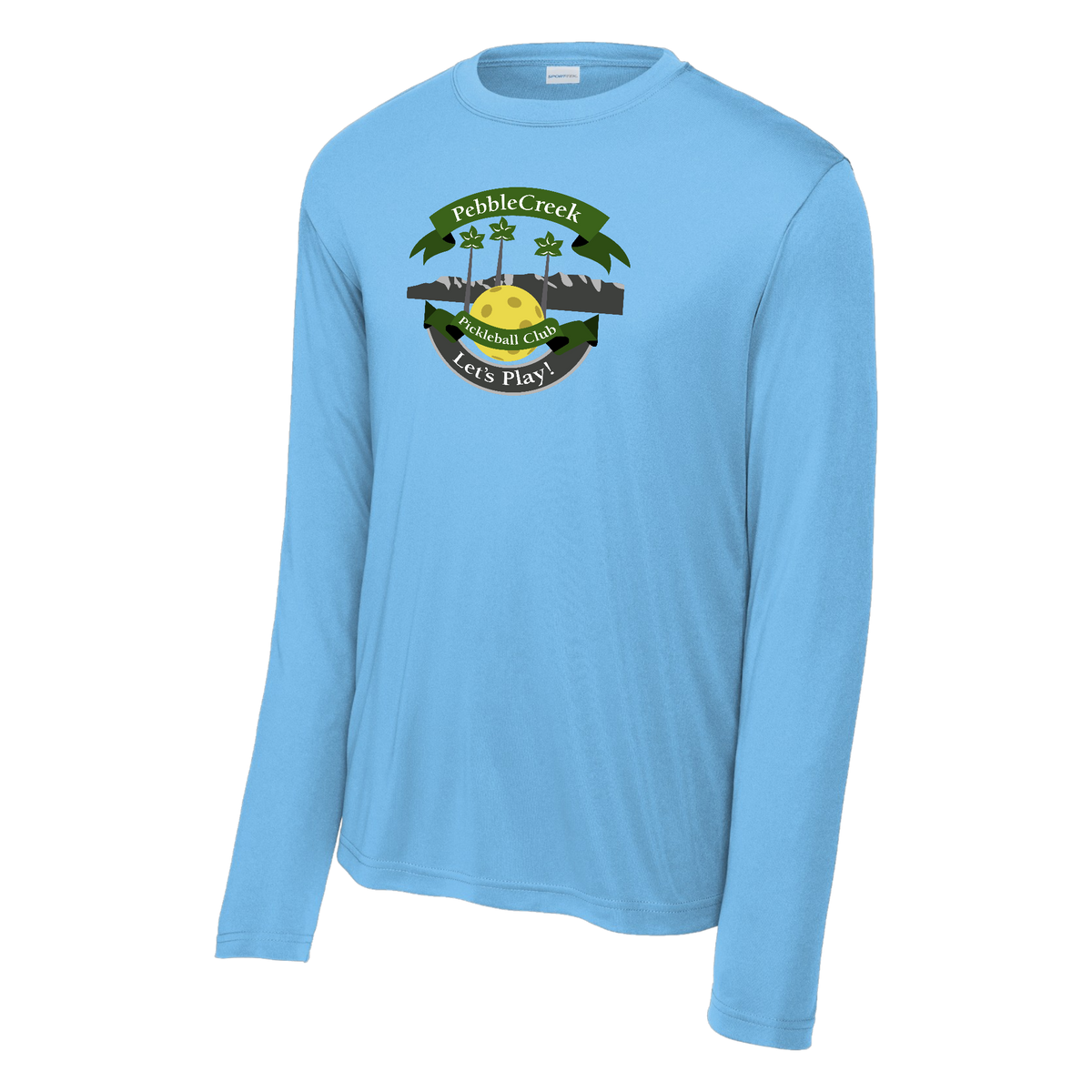PebbleCreek Mens Performance Long Sleeve Shirt Large Main Logo