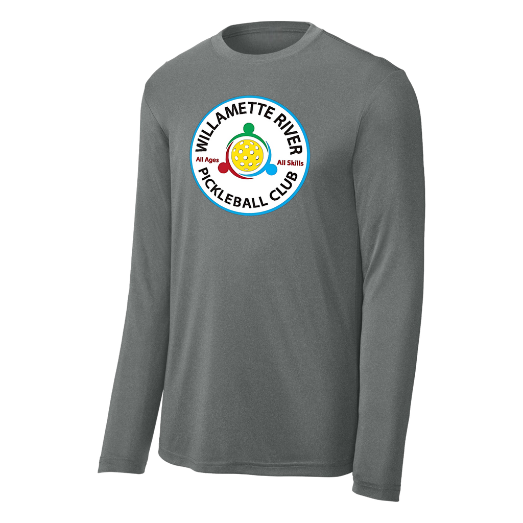 Willamette Mens Performance Long Sleeve Tee Large Logo