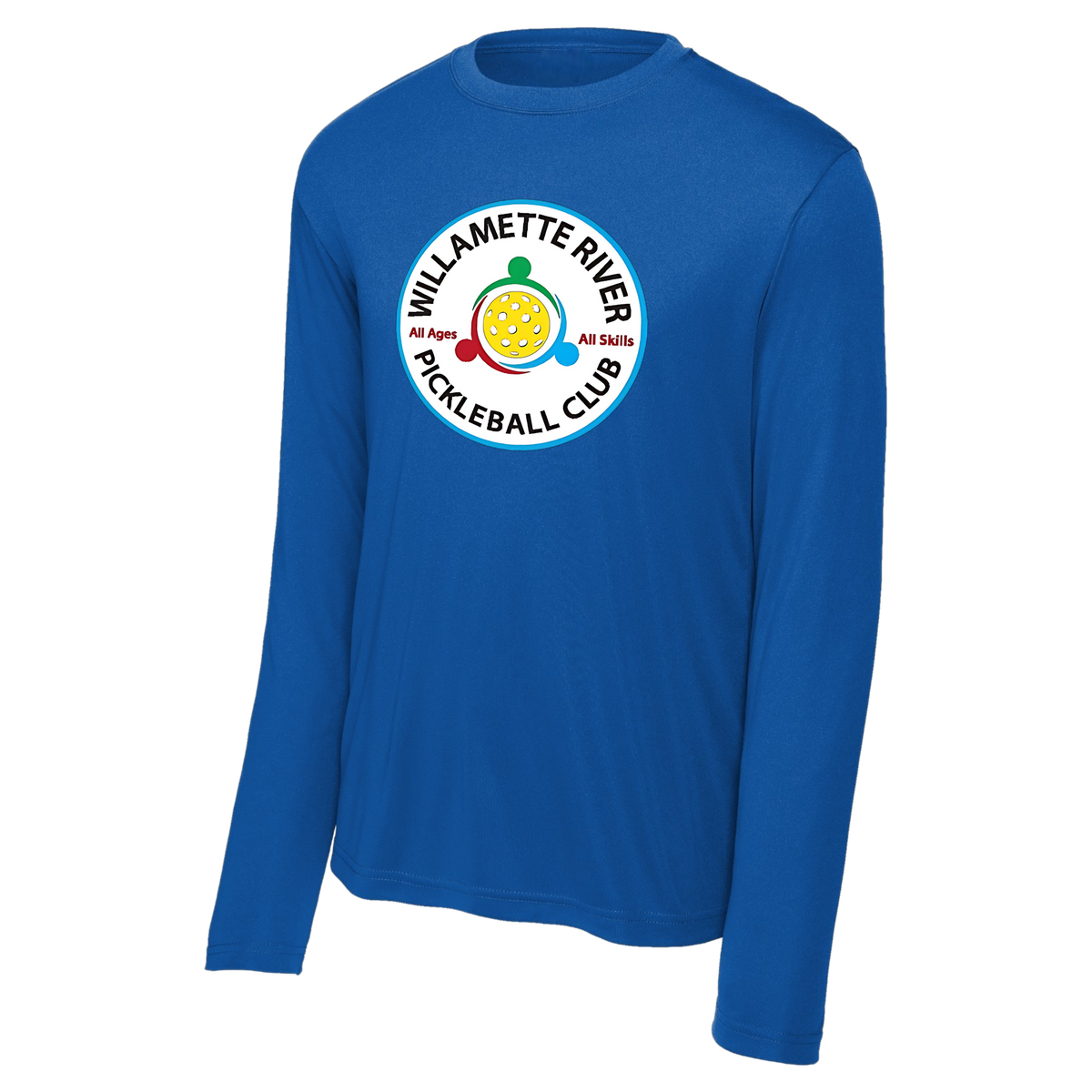 Willamette Mens Performance Long Sleeve Tee Large Logo
