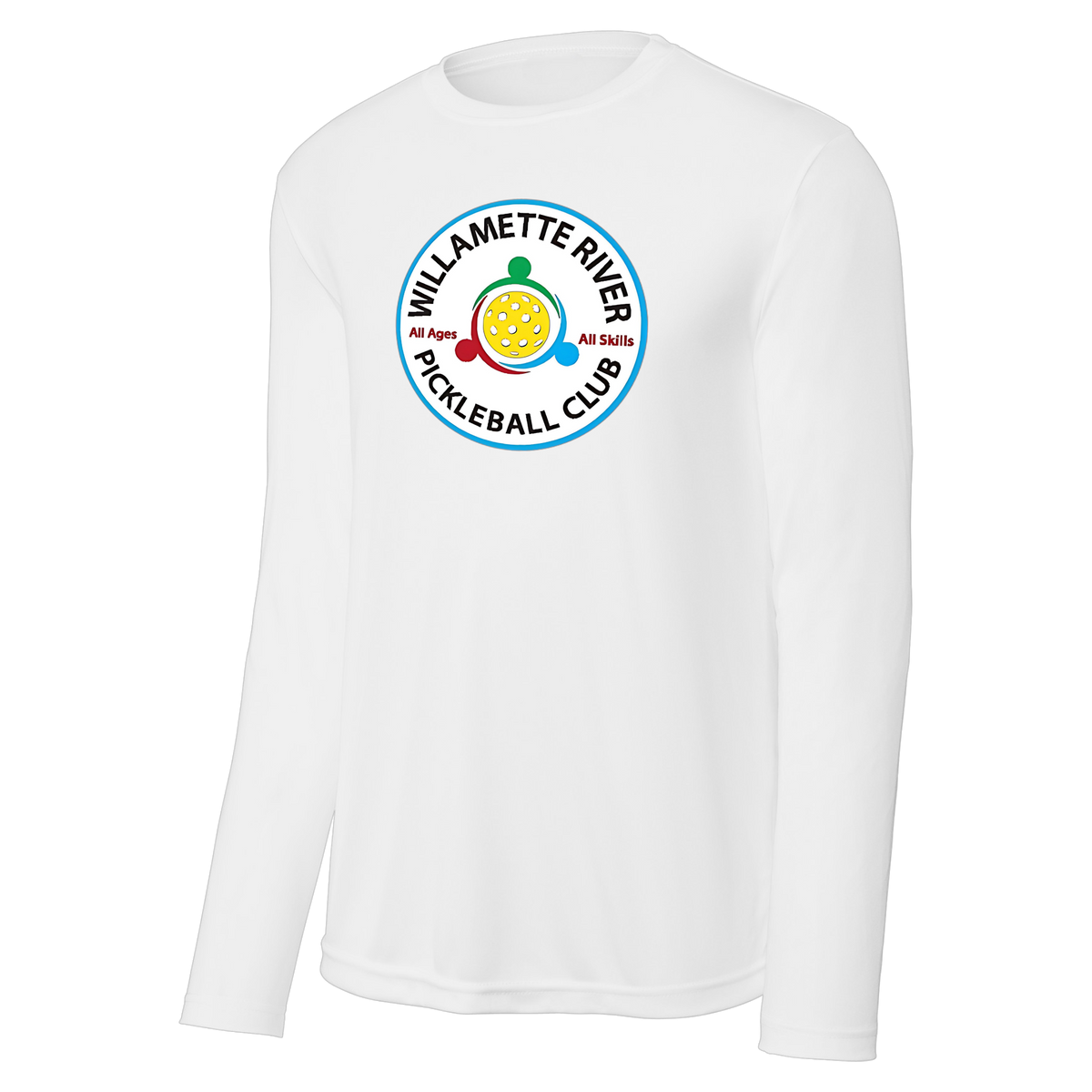 Willamette Mens Performance Long Sleeve Tee Large Logo