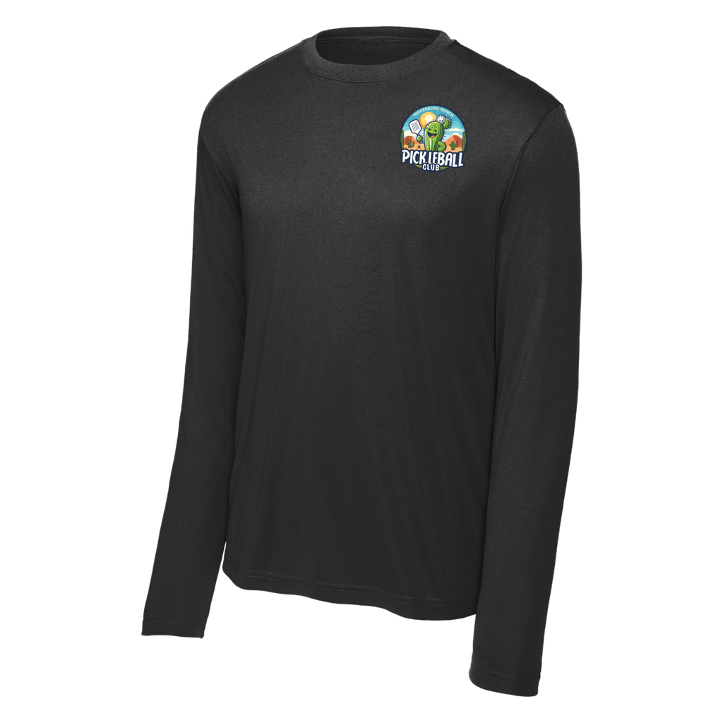 Wickenburg Mens Performance Long Sleeve Shirt Small Logo