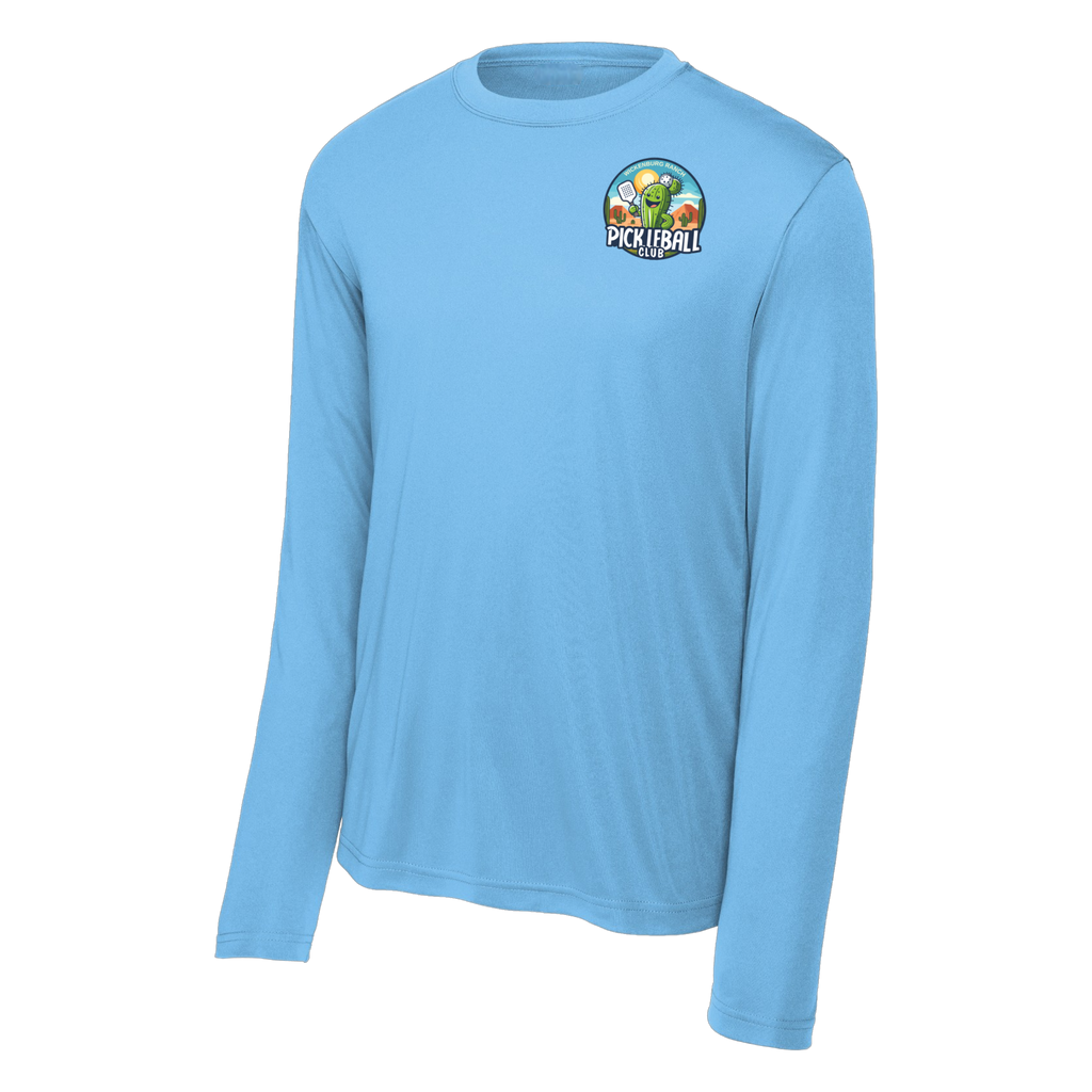 Wickenburg Mens Performance Long Sleeve Shirt Small Logo