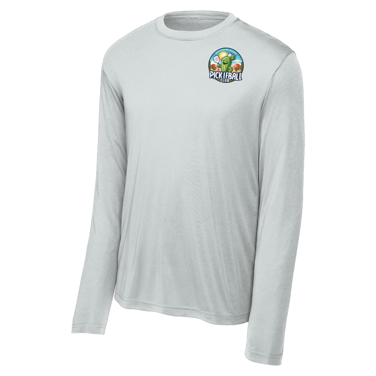 Wickenburg Mens Performance Long Sleeve Shirt Small Logo
