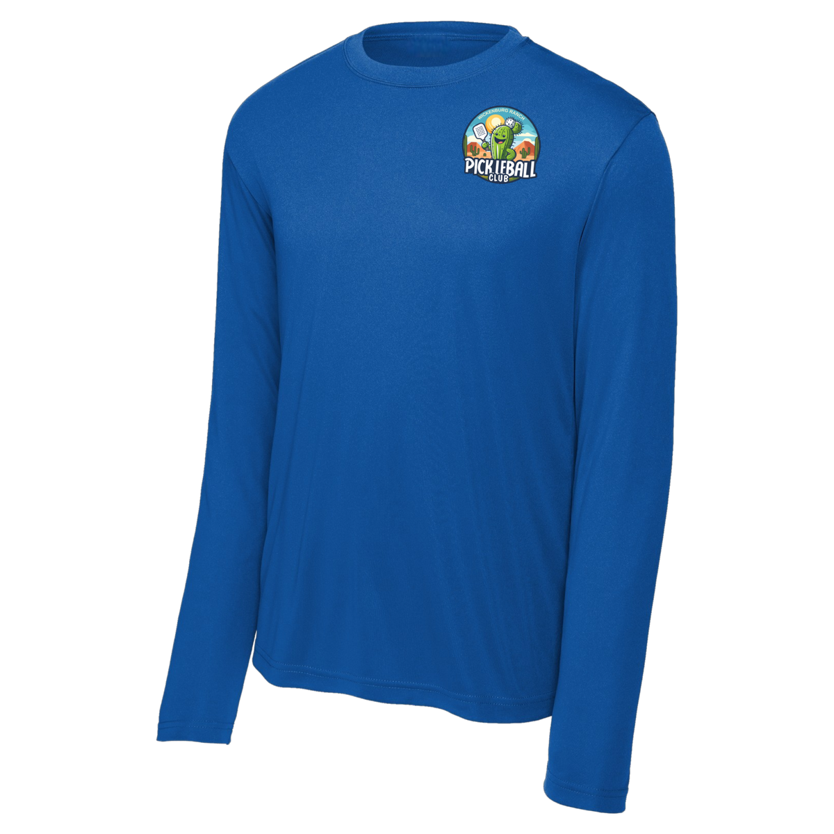 Wickenburg Mens Performance Long Sleeve Shirt Small Logo