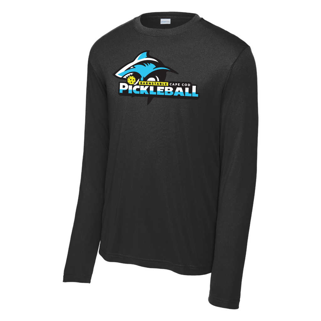 Barnstable Mens Performance Long Sleeve Shirt Large Logo